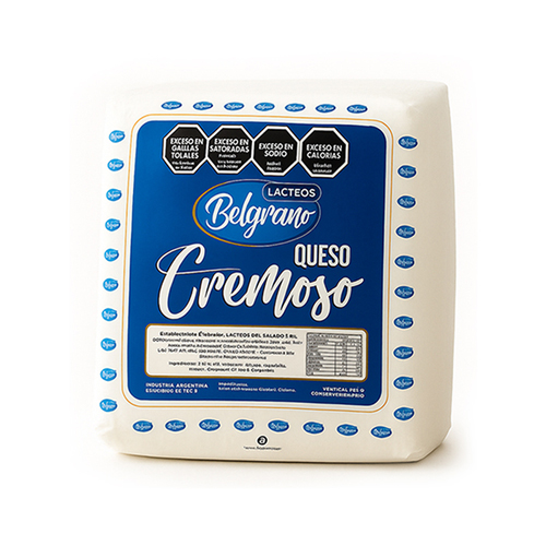 Queso cremoso Lacteos Belgrano