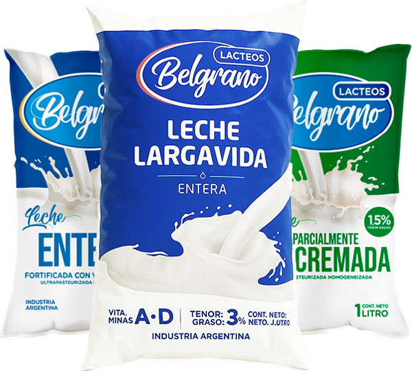 Variedad de leches Lacteos Belgrano